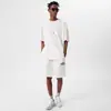 Comércio Exterior Camiseta Básica Cor Sólida Tamanho Plus Size Masculina e Feminina Camiseta de Camada de Base Manga Curta Algodão Puro Pesado Camiseta de Marca Tendência Atacado Personalização