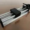 Módulo Deslizante de Trilho Guia Linear de Eixo Duplo 80 Vertical Largo Acionado Manualmente Fuso Trapezoidal Pode Travar a Bancada Móvel