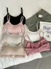 9826 # Sutiã sexy de cor sólida e decote redondo atraente com costas nuas, lingerie básica com bojo embutido de alta elasticidade e sem restrições