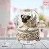 Impresión Plana Transfronteriza 2D Plano Rotación 360 Perro Pug Lindo
