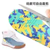 Palmilhas Ortopédicas Camufladas de Veludo para Crianças Meninos e Meninas com Suporte de Arco e Correção para Pronação do Pé
