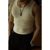 Verão estilo americano Slim Sports Fitness Thread I-shaped Vest Masculino Corrida Treinamento Elástico Slim-fit Absorção de suor Respirável
