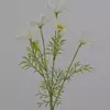[6 Cabezas Princesa Cosmos] Flores Artificiales para Flores de Boda Flores Guía de Camino de Boda Flores Decorativas Techo de Hotel Flores de Seda