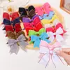 Pinza para el pelo con lazo de cinta envuelta en el borde más vendido de Amazon, Accesorio para el pelo de color caramelo, Pinza para el pelo de cinta acanalada