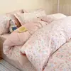 Capa de edredom 100% algodão peça única conjunto de três peças para dormitório estudantil conjunto de cama de solteiro 150x200x220