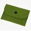 Monedero Casual de Fieltro, Monedero, Lindo Mini Tarjetero para Hombres y Mujeres, Tarjetero de Negocios, Se Puede Agregar Logo