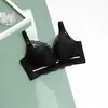 Ropa interior Moda Femenina Color Contrastante Pecho Pequeño Push-up Anti-caída Sujetador Sin Aro Superior Lateral Accesorio Ajustable de Senos Sujetador