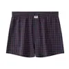 Cueca masculina Hua Jielong cueca masculina xadrez cueca boxer de algodão solta fina respirável calça Arrow uma geração de cabelo