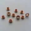 Suministros de Fábrica de Ojales Ojales Numerados, Tamaño 3, 8.3 mm, Chapado en Cobre Color Oro Rosa, Chapado en Níquel, Tachuelas Redondas con Bordes Elevados para Zapatos