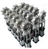 Válvula de compuerta de pulpa tipo abrazadera de acero inoxidable 304, válvula de compuerta neumática especial tipo cuchilla para fábrica de papel, válvula de compuerta de abrazadera PZ673