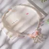 Guofeng Zen ~ Colar Bodhi de Jade Branco Estilo Chinês Novo Estilo Étnico Retrô Design de Nicho Corrente Longa de Lã Atacado