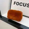 Bolsa de Cosméticos de Peluche Transfronteriza Color Caramelo Dopamina para Labial Lápiz de Cejas Rubor Gran Capacidad Suave Cera Portátil Neceser