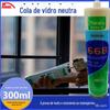 Mengqi cola de vidro neutro silicone selante selante enchimento de junta de reparo de vazamento de secagem rápida impermeável resistente às intempéries frete grátis impermeável porcelana branco fabricante