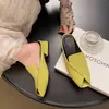 Sandalias Transfronterizas con Punta Cerrada y Talón Abierto para Mujer, Nuevo Estilo Verano 2026, Zapatos de Mujer con Tacón Grueso y Punta Abierta
