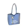 Nova Bolsa Tote de Nylon Colorida Estilo Coreano 2026 para Mulheres, Bolsa de Ombro para o Dia a Dia de Grande Capacidade, Bolsa de Mão Simples Dupla Face