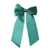 50mm de Largura Novo Estilo Dupla Orelha Fita Longa Fita de Cetim Decoração de Natal Acessório de Cabelo Laço Rosa Verde Cruzamento Venda Quente
