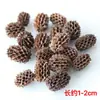 Casca de fruta faça você mesmo, pinha, lascas de madeira, folhas, flores secas, combinação de frutas secas, decoração de natal, decoração de jardim de infância, adereços retrô