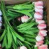Tapete de Grama Artificial Artificial de Tulipa Pu Transfronteiriço Presente de Engenharia Nova Grama Artificial Casamento ao Ar Livre Flores Artificiais