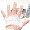 Guantes cálidos de otoño e invierno para hombre y mujer, guantes de lana para ciclismo con forro de felpa engrosado, guantes de punto para ciclismo a prueba de frío, venta al por mayor