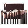 En stock ZOEVA 15 12 8 juego de brochas de maquillaje con bolsa herramientas de belleza de pelo de animal al por mayor brocha para sombra de ojos