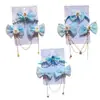 Colar com Presilha de Cabelo Infantil, Acessórios de Cabelo Frozen para Meninas, Joia de Corrente para Testa de Menininha, Adorno de Cabeça da Princesa Elsa, Acessórios de Cabelo