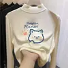 Nueva colección de otoño e invierno de capas base de forro polar para niños: Camisetas interiores de manga larga con cuello alto, cálidas y cómodas, para niñas pequeñas y niños pequeños