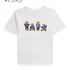 Camiseta de algodão estampada Ralph Lauren Polo transfronteiriça, envia em até 48 horas, 100% algodão, estilo unissex