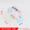 Caja de embalaje para Mochi de Nieve con bandeja de papel para 1, 2, 3 o 4 piezas de bollería de hebra de carne, hojaldre de yema de huevo o caja para pastel