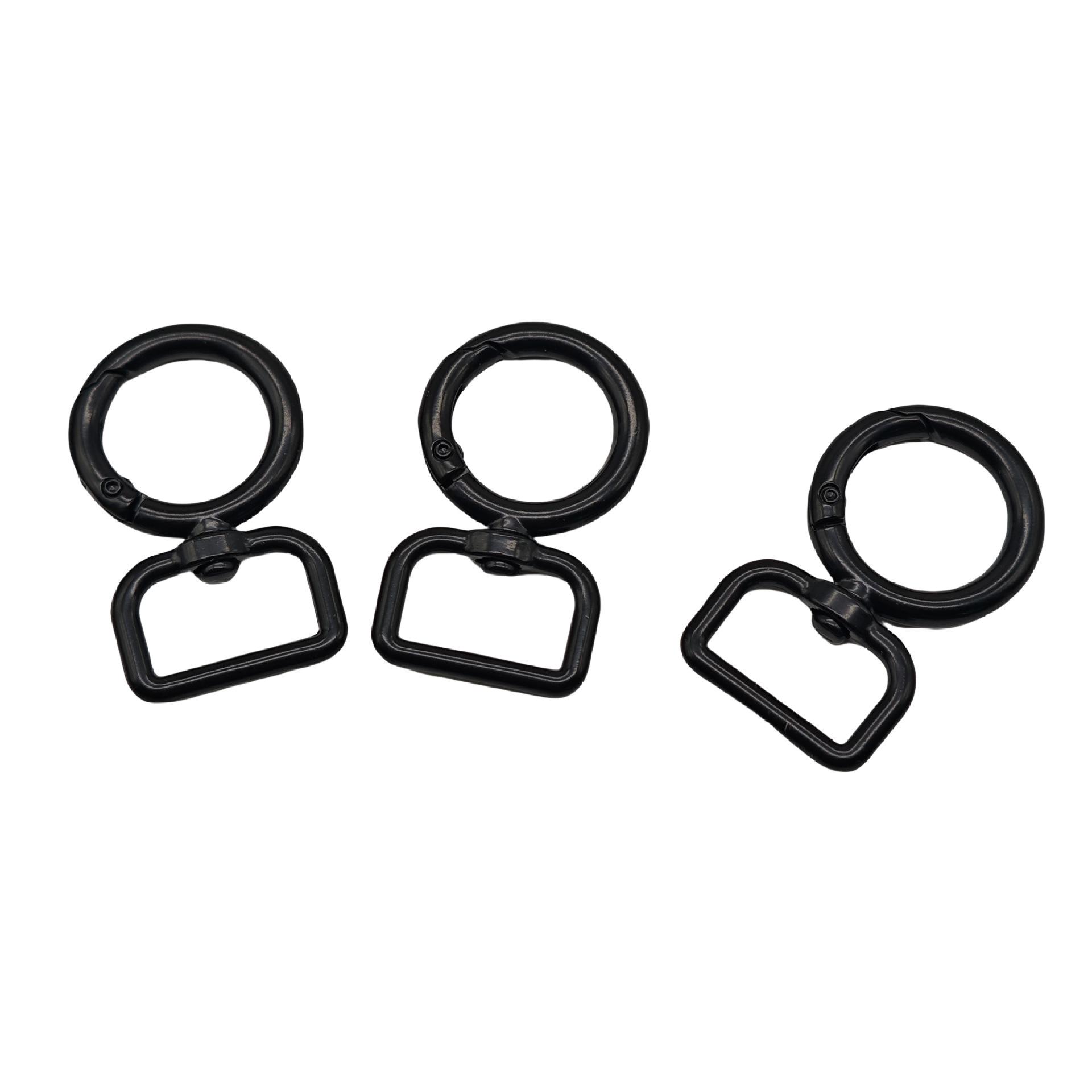 方尾开口弹簧扣圆形挂扣批发箱包五金配件包带钩扣挂环扣包带扣