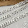 Accesorios con Adorno de Encaje Materiales DIY Decoración Ropa de Muñeca Cinta Volantes Pliegues Soporte Hecho a Mano Abanico