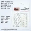 Gemas Faciais Brilhantes com Strass em Formato de Coração Acrílico Diamante Pérola Adesivos Faciais Populares Transfronteiriços do Fabricante