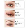 Cangzhou pincel de maquillaje doble pincel para cejas pincel para sombra de ojos pincel para delineador de ojos pincel para cejas pincel para cejas principiante portátil pincel para ojos individual