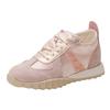 Sapatos de treinamento de balé femininos de couro genuíno com altura interna aumentada Forrest Gump Shoes 2024 Novos sapatos brancos Sapatos femininos de plataforma esportivos casuais