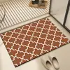 Alfombrilla Acolchada de Barro de Diatomeas para Inodoro y Baño Absorbente Antideslizante Muy Absorbente Secado Rápido Alfombrilla para Entrada del Hogar