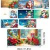 Tarjetas de Felicitación Navideñas Populares Transfronterizas Multiserie Hechas a Mano con Diamantes Juego de 9 Piezas con Sobres Pegatina de Diamante Dibujos Animados Juego de 6 Piezas