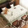 Mantel pastoral estilo americano, impermeable y a prueba de aceite, fácil de limpiar, sensación de lujo y alta gama, largo y duradero, adecuado para uso doméstico