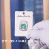 Insignias Metálicas Lindas de Dibujos Animados Estilo Japonés Transfronterizas Serie de Animales y Frutas Pines Esmaltados Frescos y Coloridos Accesorios