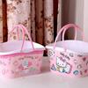 Sanrio melody kulomi Jade caniche cesta de baño cesta de baño cesta de almacenamiento de productos de baño mujer