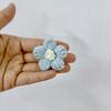 Em estoque flor puff de crochê à mão flor de lã acessórios para roupas acessórios buquê de flor artificial acessórios de corsage de bolsa