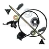 Acessórios para kart 110CC modificados quatro rodas 60cm -1 M conjunto de eixo traseiro assento do rolamento do eixo traseiro flange do cubo