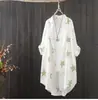 Camisa Estampada Roupa com Proteção Solar para Mulheres 2026 Novo Estilo Comprimento Médio Manga Longa Estilo Coreano Cardigã Jaqueta Solta para Mulheres