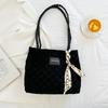 Bolso Nuevo de Gran Capacidad para Mujer, Bolso de Hombro Casual Simple, Nuevo Estilo Primavera 2026, Bolso Tote Simple para Clase y Viajes