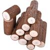Altura 3 cm Diámetro 3-5 cm Base de árbol de Navidad Estaca de abeto Tocón pequeño para manualidades Valla de boda Madera decorativa