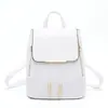 2026 Nuevo Modelo Cremallera Doble Solapa con Cordón Borde de Hierro PU Estilo Coreano Mochila Moda Mochila para Mujer Bolso de Mujer Venta al por Mayor desde el Fabricante