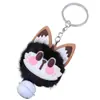 Colgante de Peluche con Campana Lindo de Moda Llavero Gato de la Suerte Colgante de Muñeca Gato para Mochila Regalo
