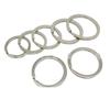 Venta Directa de Fábrica Llavero de Acero Inoxidable 304 Llavero Metal Doble Anillo Paquete de Material Real Paquete de Reembolso Reemplazo