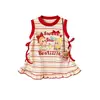 Vestido Chaleco de Estrellas para Niña Ningli Verano Nuevo Estilo Bebé Niña Rayas de Dibujos Animados Casual Elegante Lindo Vestido