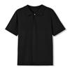 Camiseta de Punto de Seda Helada Yilite para Hombre Polo Lel Verano Delgado Casual de Negocios Manga Corta