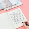 Diário de Borracha A5 Atacado Alunos do Ensino Fundamental Fofo Estilo K Quadriculado Composição Texto Caderno de Couro Macio