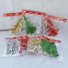 Árbol de Navidad con purpurina de colores, colgante para escritorio, adorno decorativo, pequeño árbol de Navidad de 16/20 cm